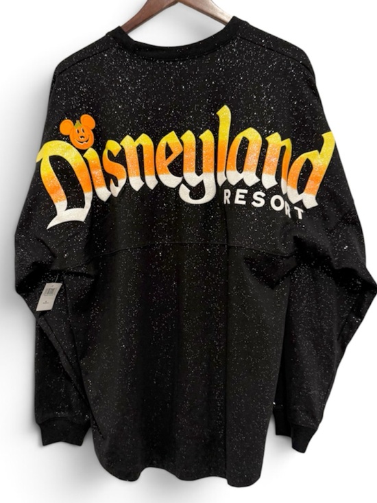 SPIRIT JERSEY Tops - Disneyland Resort NWT Spirit Jersey Black Glitter Candy Corn Size Medium